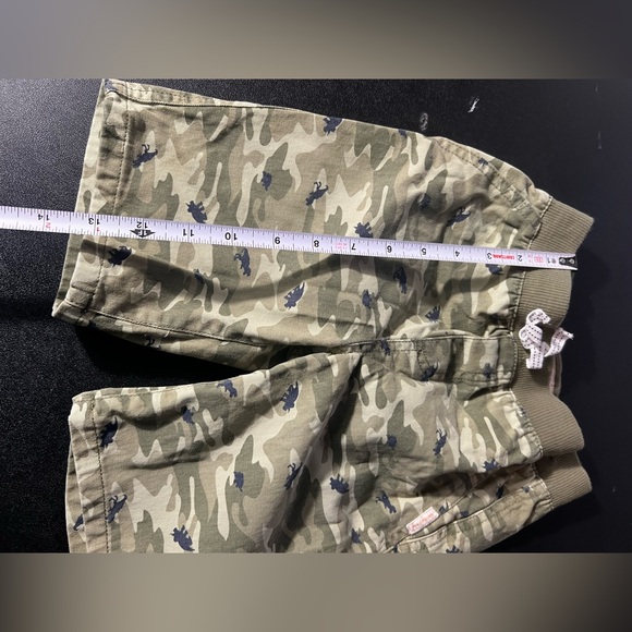 WEATHERPROOF VINTAGE Little Boy 2pc Woven Shirt  Short Set Dinosaurs Size 7 - Picture 8 of 9